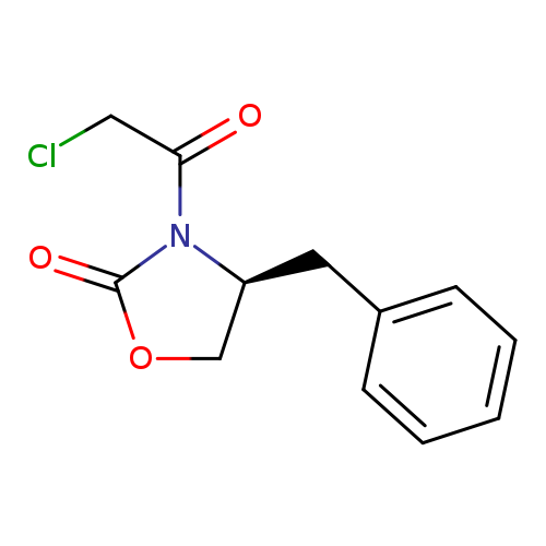 ClCC(=O)N1C(=O)OC[C@@H]1Cc1ccccc1