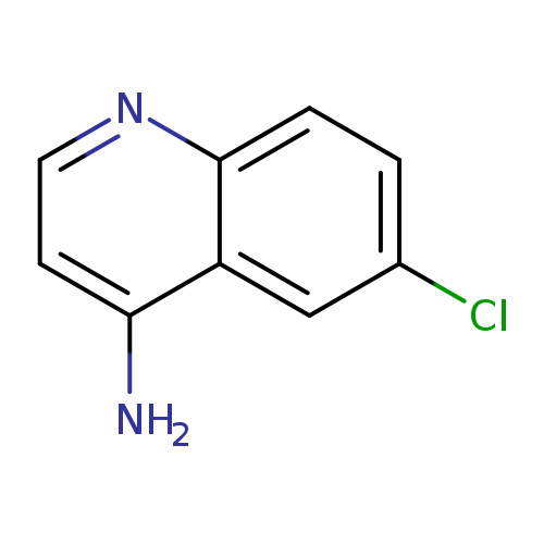 Clc1ccc2c(c1)c(N)ccn2