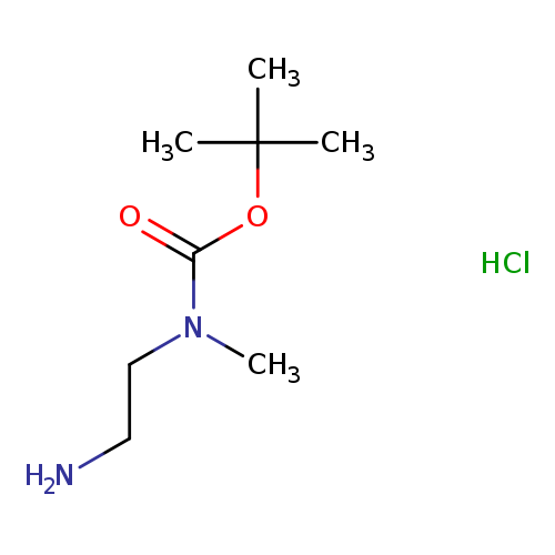 NCCN(C(=O)OC(C)(C)C)C.Cl