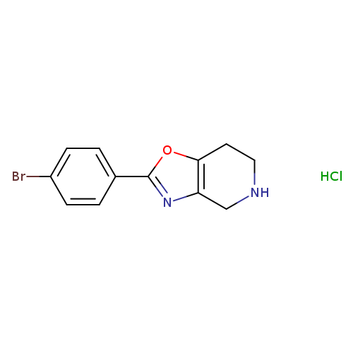 Brc1ccc(cc1)c1nc2c(o1)CCNC2.Cl