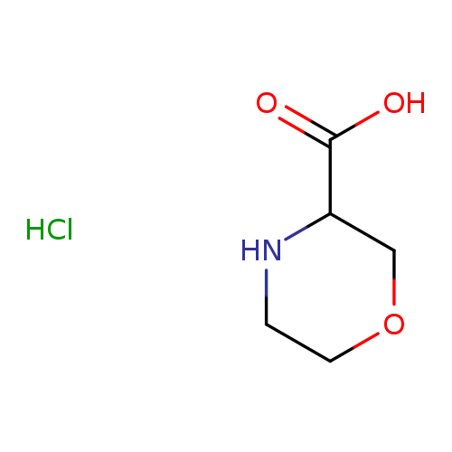 OC(=O)C1COCCN1.Cl