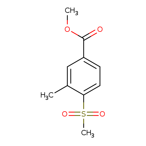 COC(=O)c1ccc(c(c1)C)S(=O)(=O)C