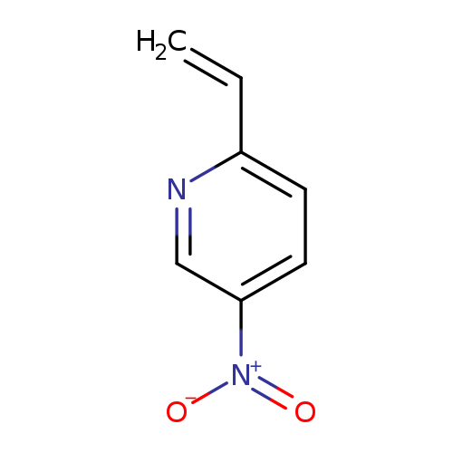 C=Cc1ccc(cn1)[N+](=O)[O-]