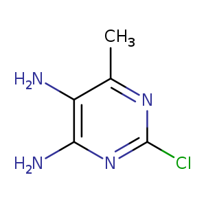 Clc1nc(C)c(c(n1)N)N