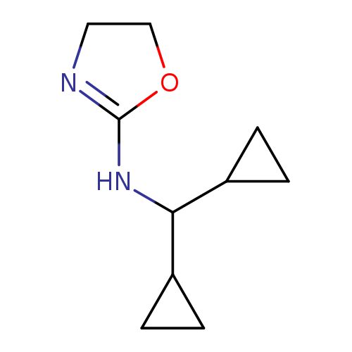 C1CN=C(O1)NC(C1CC1)C1CC1