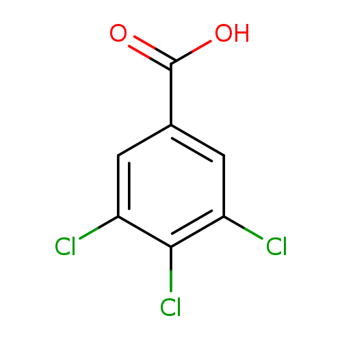 OC(=O)c1cc(Cl)c(c(c1)Cl)Cl