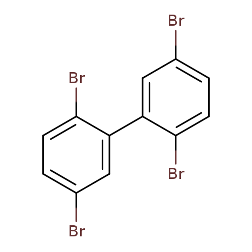 Brc1ccc(cc1c1cc(Br)ccc1Br)Br