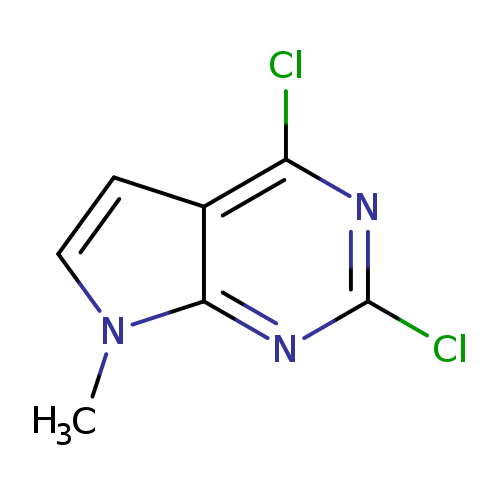 Clc1nc(Cl)c2c(n1)n(C)cc2