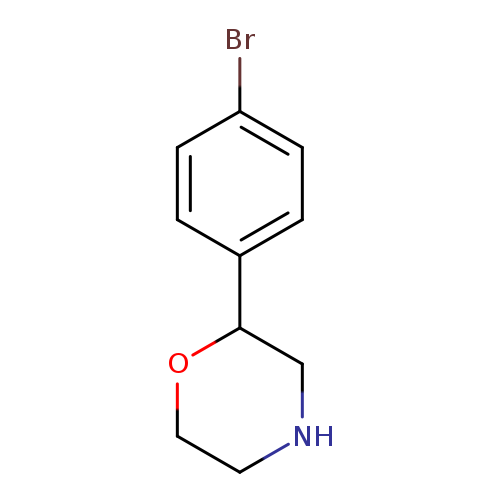 Brc1ccc(cc1)C1OCCNC1