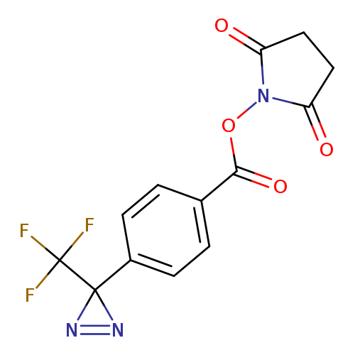 O=C(c1ccc(cc1)C1(N=N1)C(F)(F)F)ON1C(=O)CCC1=O
