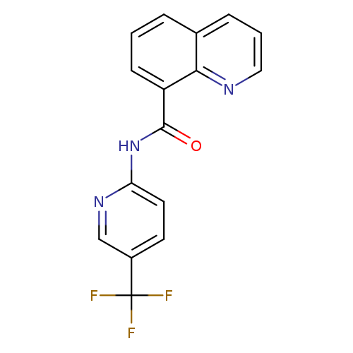 O=C(c1cccc2c1nccc2)Nc1ccc(cn1)C(F)(F)F