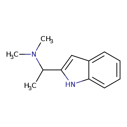 CC(c1cc2c([nH]1)cccc2)N(C)C