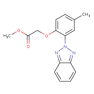COC(=O)COc1ccc(cc1n1nc2c(n1)cccc2)C