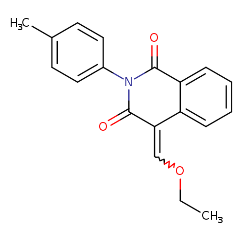 CCOC=C1C(=O)N(c2ccc(cc2)C)C(=O)c2c1cccc2