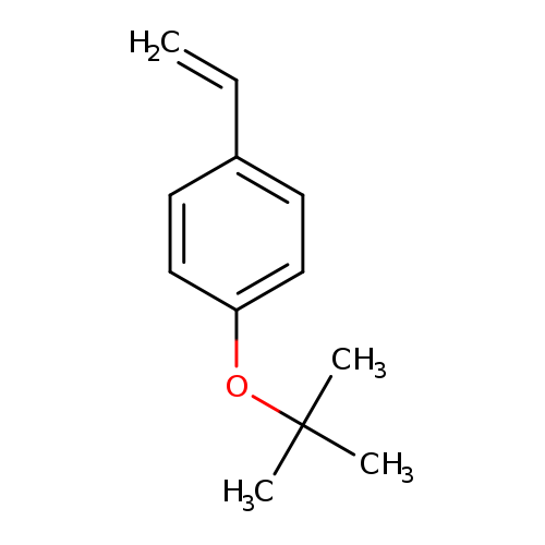 C=Cc1ccc(cc1)OC(C)(C)C