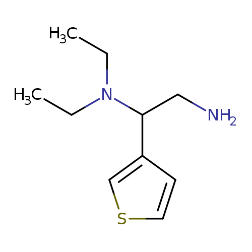 NCC(c1cscc1)N(CC)CC