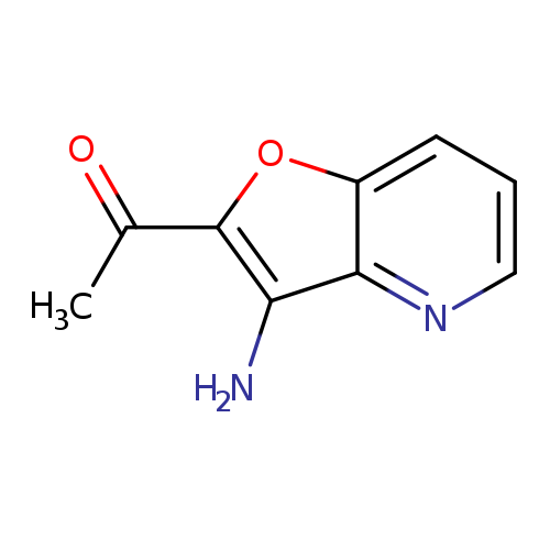 CC(=O)c1oc2c(c1N)nccc2