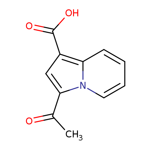 OC(=O)c1cc(n2c1cccc2)C(=O)C