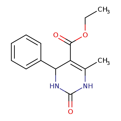 CCOC(=O)C1=C(C)NC(=O)NC1c1ccccc1