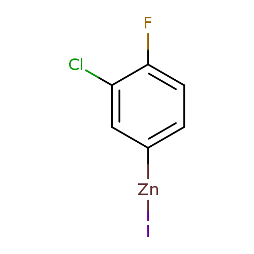 I[Zn]c1ccc(c(c1)Cl)F