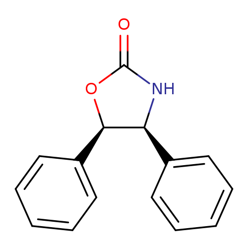 O=C1N[C@H]([C@H](O1)c1ccccc1)c1ccccc1