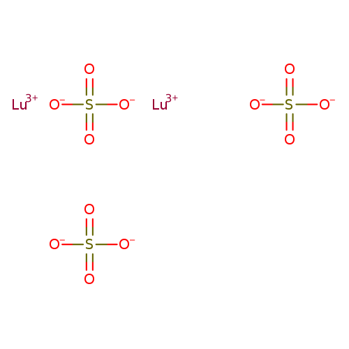 [O-]S(=O)(=O)[O-].[O-]S(=O)(=O)[O-].[O-]S(=O)(=O)[O-].[Lu+3].[Lu+3]