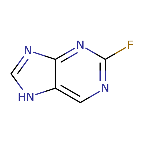 Fc1ncc2c(n1)nc[nH]2