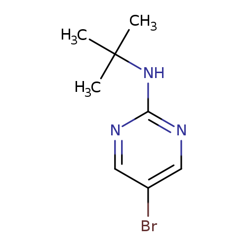 CC(Nc1ncc(cn1)Br)(C)C