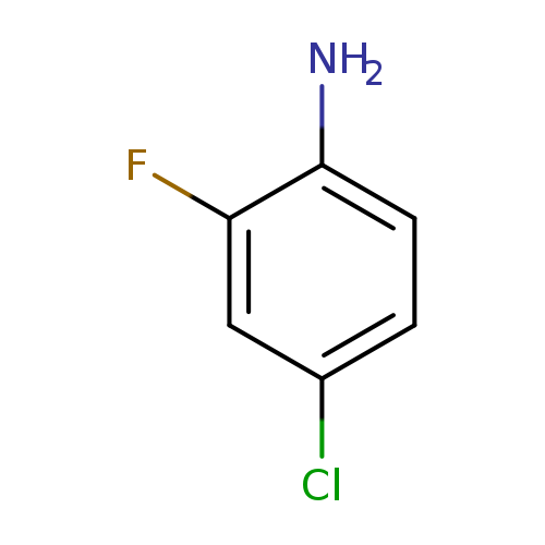 Clc1ccc(c(c1)F)N