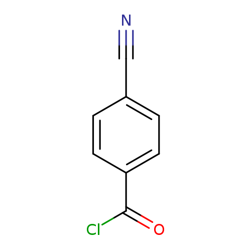 N#Cc1ccc(cc1)C(=O)Cl