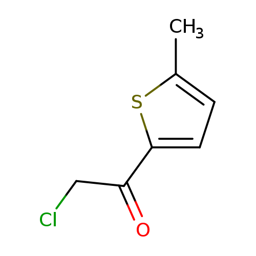 Cc1ccc(s1)C(=O)CCl