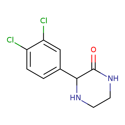 O=C1NCCNC1c1ccc(c(c1)Cl)Cl