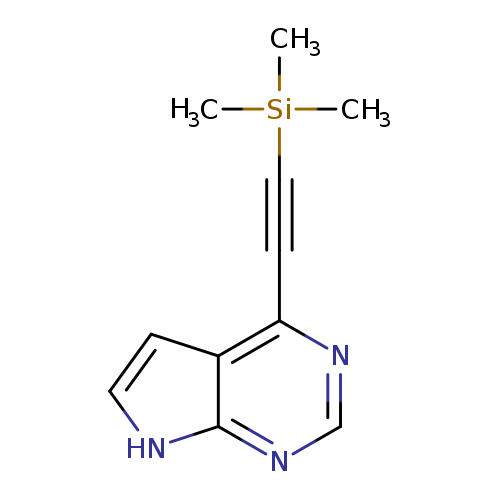 C[Si](C#Cc1ncnc2c1cc[nH]2)(C)C