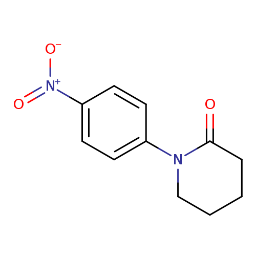 O=C1CCCCN1c1ccc(cc1)[N+](=O)[O-]