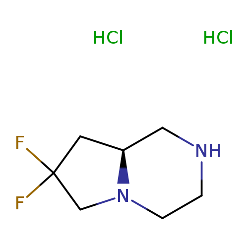 FC1(F)CN2[C@@H](C1)CNCC2.Cl.Cl