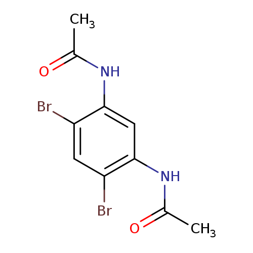 CC(=O)Nc1cc(NC(=O)C)c(cc1Br)Br