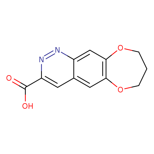 OC(=O)c1nnc2c(c1)cc1c(c2)OCCCO1