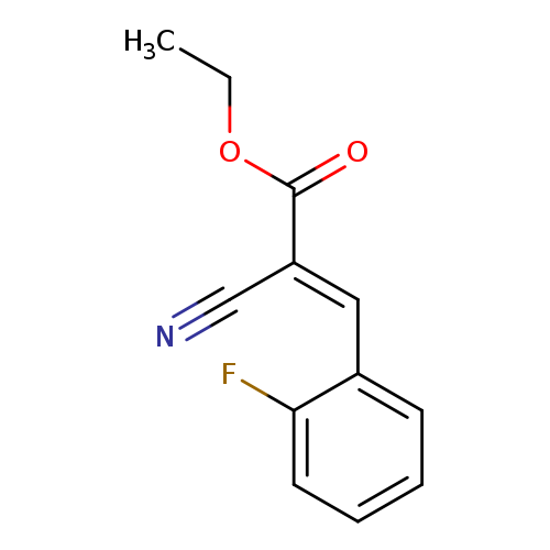 CCOC(=O)/C(=C/c1ccccc1F)/C#N