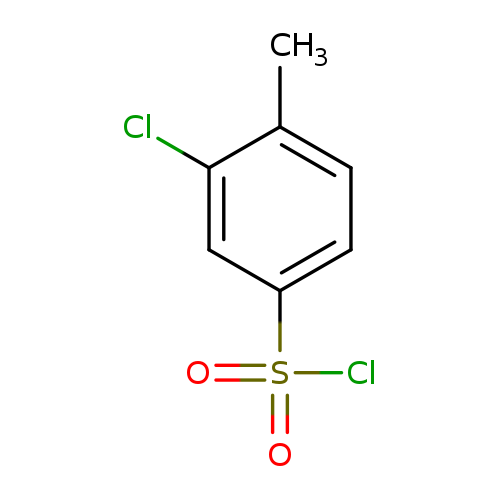 Cc1ccc(cc1Cl)S(=O)(=O)Cl