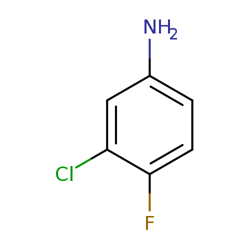 Nc1ccc(c(c1)Cl)F