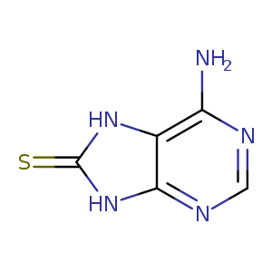 S=c1[nH]c2c([nH]1)ncnc2N