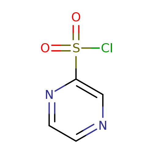 ClS(=O)(=O)c1nccnc1