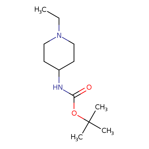 CCN1CCC(CC1)NC(=O)OC(C)(C)C