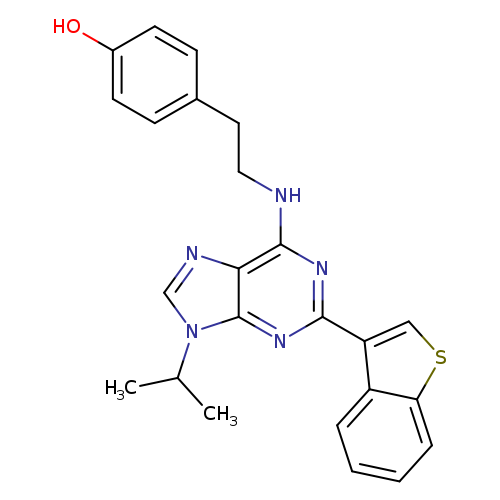 Oc1ccc(cc1)CCNc1nc(nc2c1ncn2C(C)C)c1csc2c1cccc2