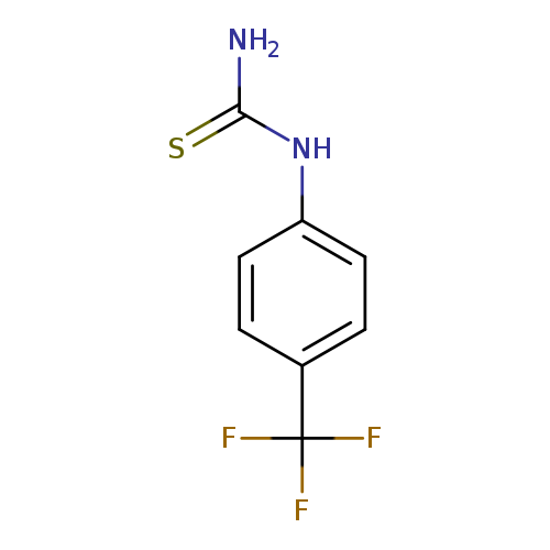 NC(=S)Nc1ccc(cc1)C(F)(F)F