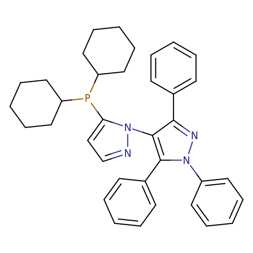 C1CCC(CC1)P(c1ccnn1c1c(nn(c1c1ccccc1)c1ccccc1)c1ccccc1)C1CCCCC1