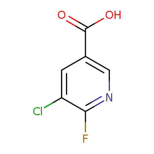 OC(=O)c1cnc(c(c1)Cl)F