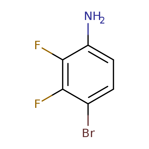 Nc1ccc(c(c1F)F)Br