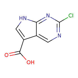 Clc1ncc2c(n1)[nH]cc2C(=O)O