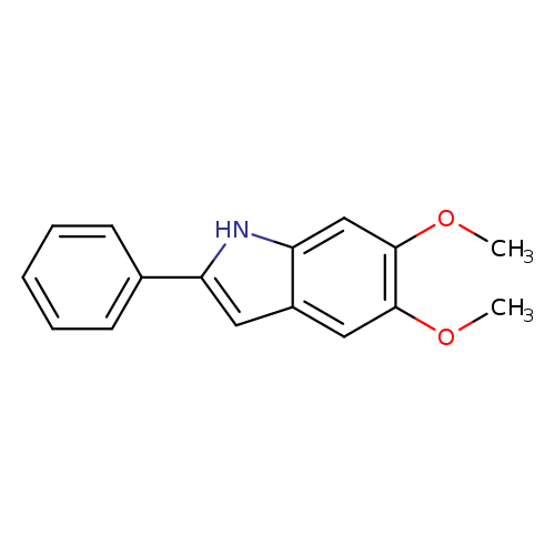 COc1cc2[nH]c(cc2cc1OC)c1ccccc1